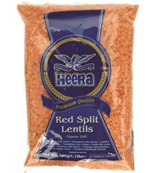 HEERA Red Split Lentils( Masoor dall) 500g