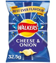 YYYYWalkers Crisps Cheese & Onion 32.5g