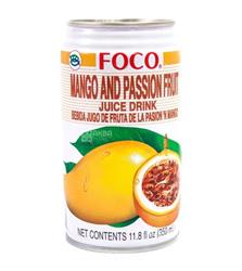 FOCO Mango & Passion Fruit Drink 350ml