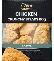 Crunchy Chicken Steaks 2kg (110g)