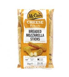 Mozzarella Breaded Sticks McCAIN 1kg